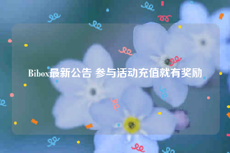 Bibox最新公告 参与活动充值就有奖励-第1张图片-交易所